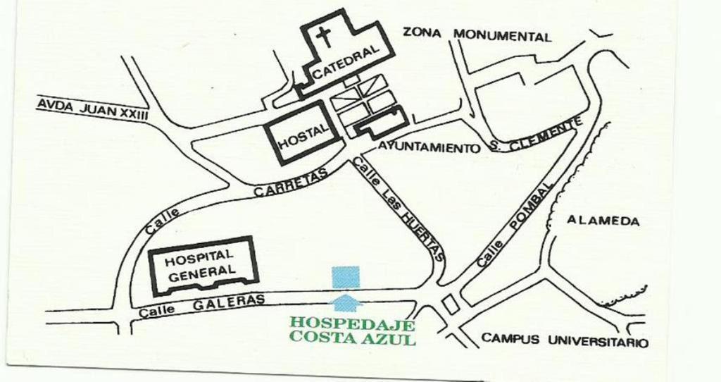 Hostal Costa Azul ซานติอาโก เด กอมโปสเตลา ภายนอก รูปภาพ